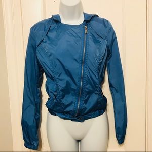Blue athletic jacket